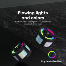 Portable Bluetooth Speaker with Colorful Lights