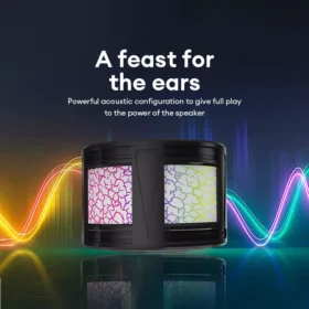 Portable Bluetooth Speaker with Colorful Lights
