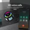 Portable Bluetooth Speaker with Colorful Lights