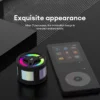 Portable Bluetooth Speaker with Colorful Lights
