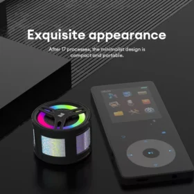 Portable Bluetooth Speaker with Colorful Lights