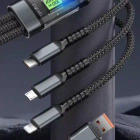 3-in-1 100W Fast Charging Cable for Samsung