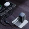 65W GaN Charger with Retractable USB-C Cable for iPhone, iPad, and Laptops
