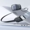 65W GaN Charger with Retractable USB-C Cable for iPhone, iPad, and Laptops
