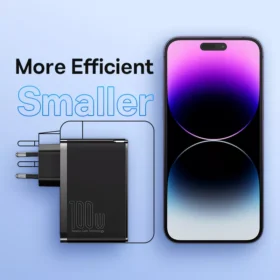 100W GaN USB Type C PD Fast Charger for Apple iPhone and MacBook