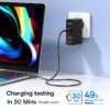 100W GaN USB Type C PD Fast Charger for Apple iPhone and MacBook