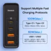 100W GaN USB Type C PD Fast Charger for Apple iPhone and MacBook