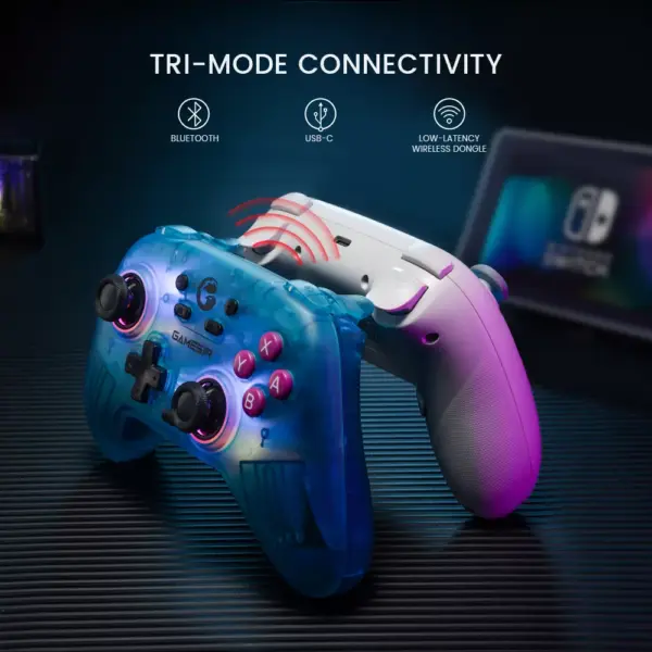 Wireless Switch Controller with Hall Effect Sticks for PC, iOS, Android & More