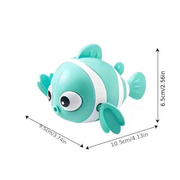 Popular Baby Bath Toy Clown Fish with Chain