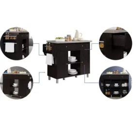 106409-1c3c72.webp Multi-Purpose Kitchen Island with Spice Rack and Towel Holder