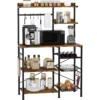 5-Tier Kitchen Baker's Rack with Wire Baskets and Wine Storage