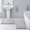 Ultra Soft Memory Foam Bath Mat: Non-Slip, Absorbent, Machine Washable Rug for Bathroom, Kitchen, and Bedroom