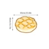 Charming Cartoon Bread Kitchen and Living Room Mat