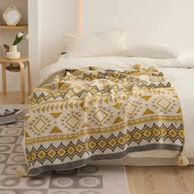 107053-e490b5.webp Bohemian Geometric Knitted Blanket
