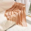 107122-e0a4ae.webp Boho-Chic Striped Knitted Blanket with Tassels for Sofa and Bed Decor