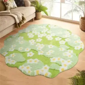 107131-25ad8d.webp Luxurious Floral Tufted Rug