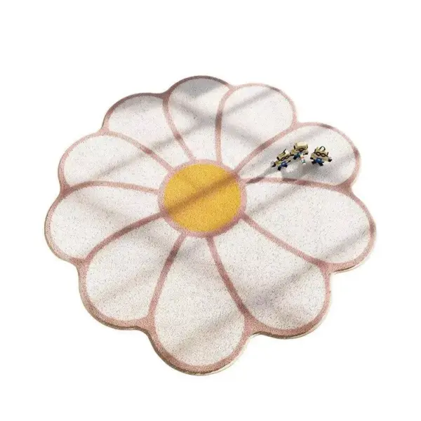 107185-973b85.webp Versatile Flower-Shaped Imitation Cashmere Floor Mat