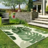 107205-738773.webp Tropical Green Plant Plush Rug