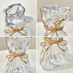 107456-8e0ca3.webp Elegant Glass & Crystal Flower Vase for Modern Home Decor