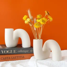 Contemporary Abstract Ceramic Vase