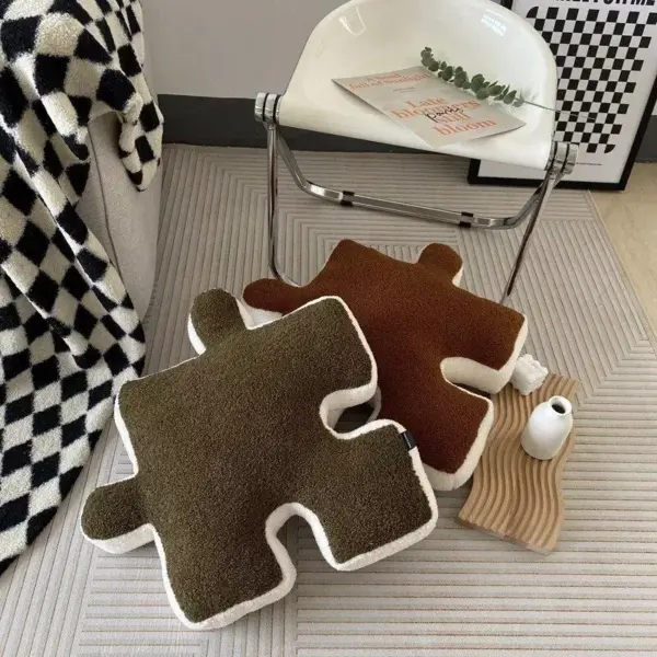Versatile Alien Puzzle Plush Pillow