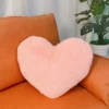 Plush Heart-Shaped Throw Pillow for Cozy Decor & Gifts