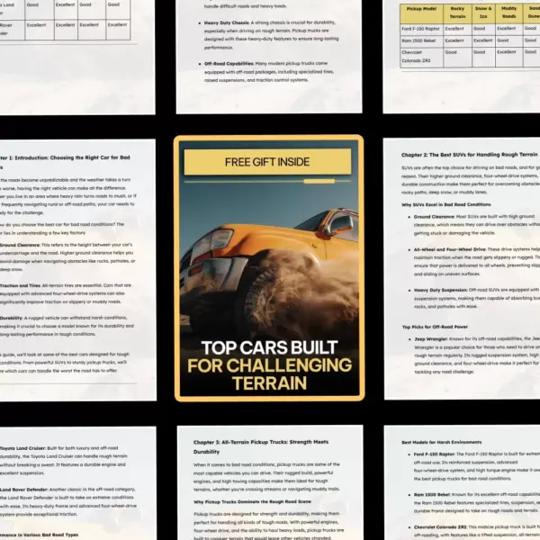 Top Cars Built for Challenging Terrain – Practical Guide to the best cars for bad road conditions | Smart Buying & Setup Guide