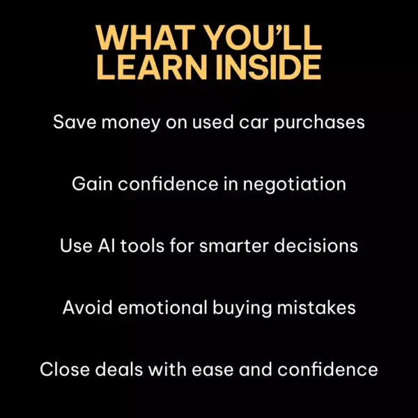 Win Every Used Car Negotiation: Master the Art of Negotiating the Best Price on Your Next Used Car Purchase
