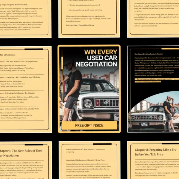 Win Every Used Car Negotiation: Master the Art of Negotiating the Best Price on Your Next Used Car Purchase