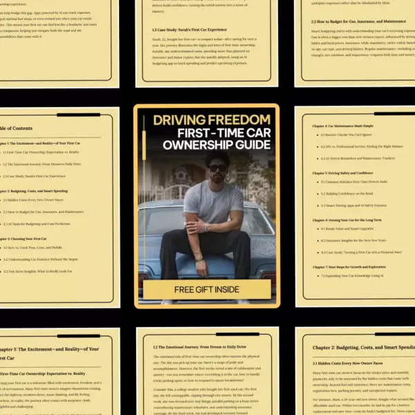 Driving Freedom: First-Time Car Ownership Guide – Ebook for New Drivers | Learn what first time car ownership is really like | Budgeting, Buying & Confidence