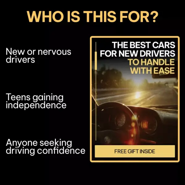 The Best Cars for New Drivers to Handle with Ease | Beginner-Friendly eBook Guide to Easy Cars for New Drivers to Handle