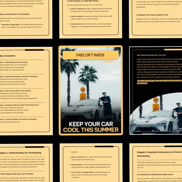 Keep Your Car Cool This Summer | Practical Ebook Guide with Expert Tips & Proven ways to prevent overheating in summer