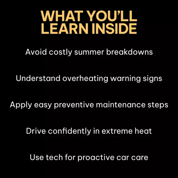Keep Your Car Cool This Summer | Practical Ebook Guide with Expert Tips & Proven ways to prevent overheating in summer