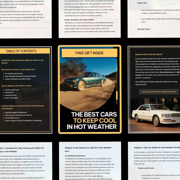 The Best Cars to Keep Cool in Hot Weather – Smart Buyer’s Guide to the best cars for hot weather driving, Cooling Features, and Summer-Ready Car Tips