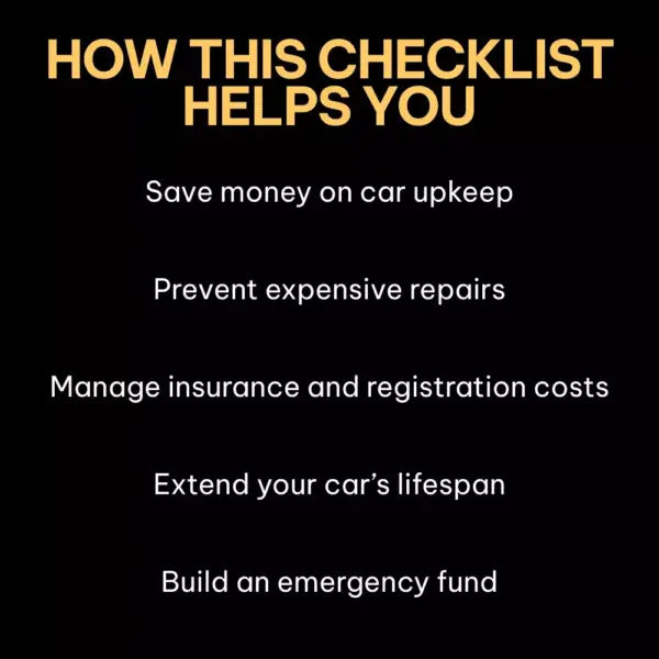 The New Driver’s Maintenance Money Map: Your Ultimate Checklist for Managing Maintenance Costs