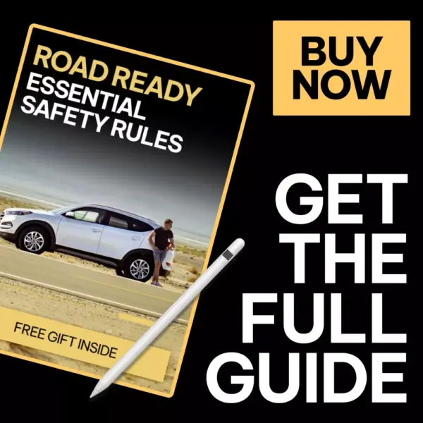 Road Ready: Essential Safety Rules – Important Safety Rules for New Drivers | Beginner Driving Safety Guide Digital Download