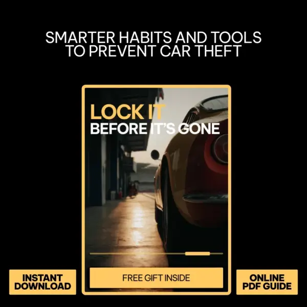 Lock It Before It’s Gone | Car Theft Prevention Guide, Vehicle Security eBook, Smart Anti-Theft Checklist for Drivers & Travelers