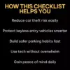 Lock Smarter Not Harder | Car Theft Prevention Guide, Keyless Entry Security Checklist, Vehicle Safety Digital Download