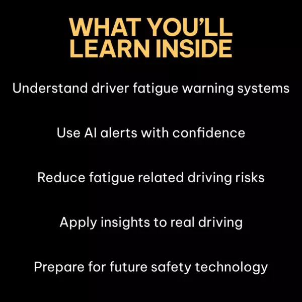 Driving Safer With Intelligent Fatigue Detection – Practical eBook Guide to AI Systems for Detecting Driver Fatigue, Smarter Road Safety, Human Factors & Future Technology