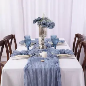 111902-d515b6.webp Rustic Elegance Polyester Gauze Table Runner