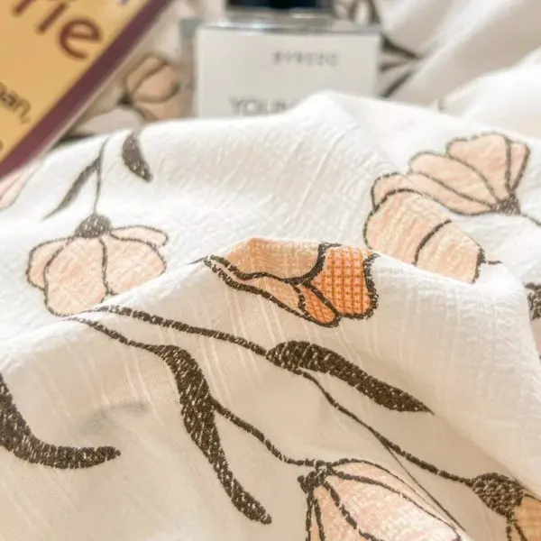 Floral Jacquard Bedding Set