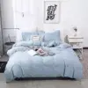 Luxurious Solid Duvet Cover Set with Pillowcases