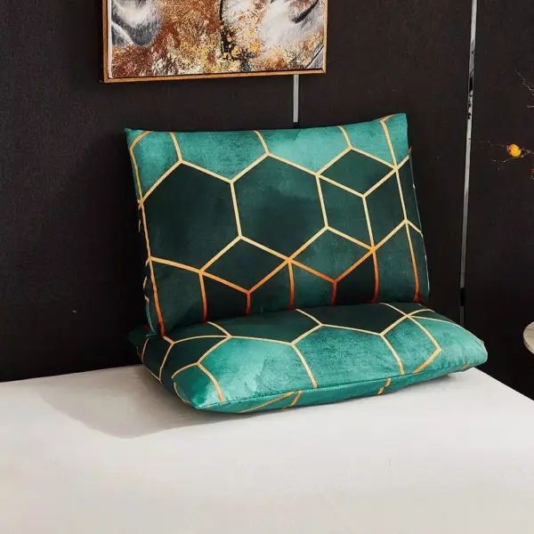 Luxury Geometric Quilt Cover Set