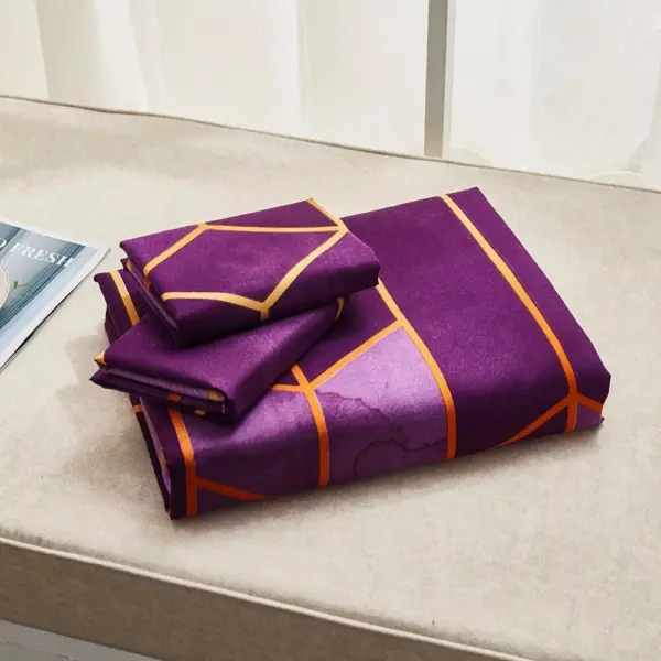 Luxury Geometric Quilt Cover Set