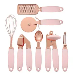 112573-d2326d.webp Elegant Rose Gold 7-Piece Kitchen Utensil Set with Silicone Handles