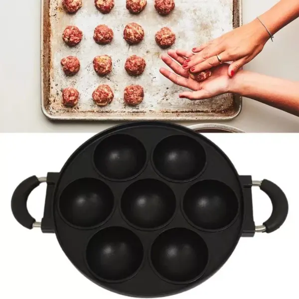 112706-3d0749.webp Versatile 7-Hole Non-Stick Cast Iron Cooking Pan – Perfect for Omelettes, Burgers, and Baking