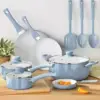 112709-e0da0a.webp Deluxe Aqua 12-Piece Ceramic Nonstick Cookware Set - Eco-Friendly, Hand Wash Only