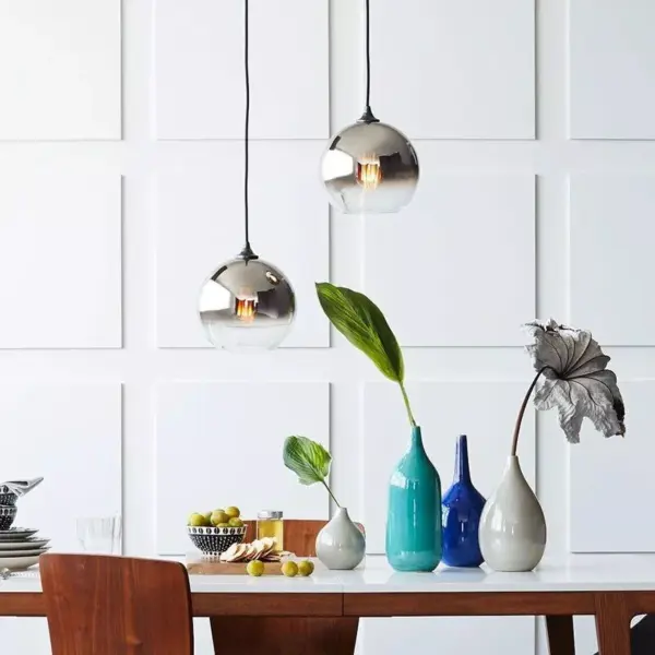 113017-432a15.webp Elegant Modern Glass Pendant Light - Dining Room & Bedroom Decor