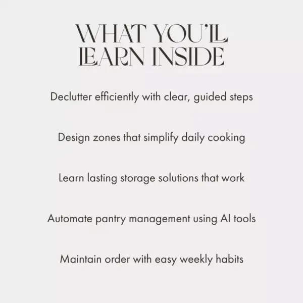A Fresh Start for Every Pantry Shelf | Printable Home Organization Guide | Declutter, Design & Smart Storage eBook for Kitchen Pantry Reset