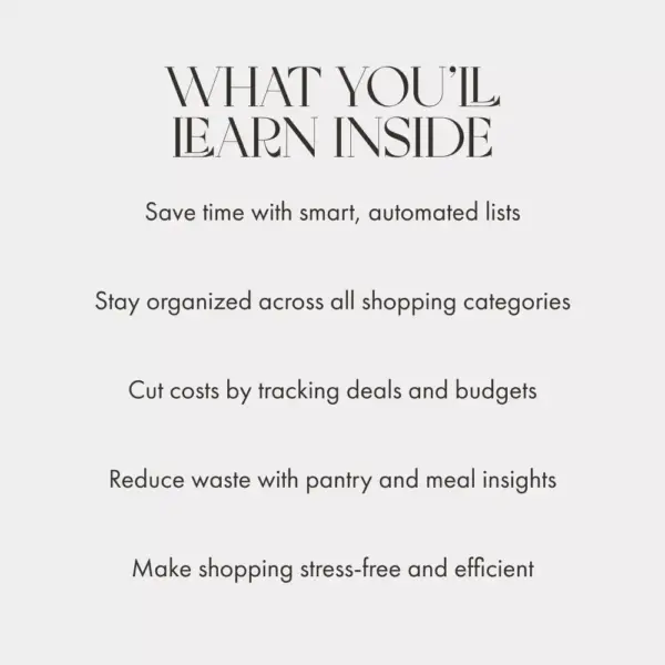 Using AI to Organize Your Shopping Like a Pro – Digital Guide for Smarter Lists | How to Use AI to Write a Shopping List for Organizing Products | Instant Download eBook for Modern Shoppers